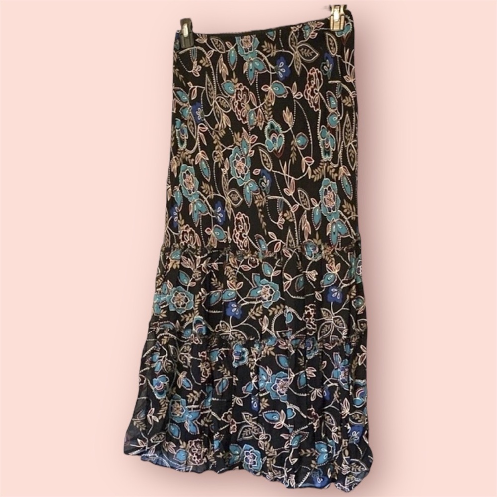 Style + Co. Floral Paisley Skirt